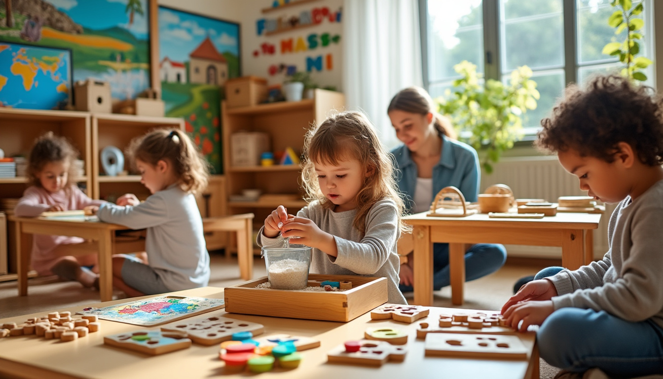 découvrez la méthode montessori, une approche pédagogique innovante qui encourage l'autonomie et l'épanouissement des enfants. apprenez ses principes fondamentaux et son impact positif sur l'apprentissage. explorez comment cette méthode favorise la curiosité et la créativité pour un développement harmonieux.